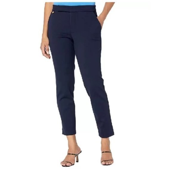 LAUREN Ralph Lauren Stretch Ponte Straight Pants - Picture 3 of 8